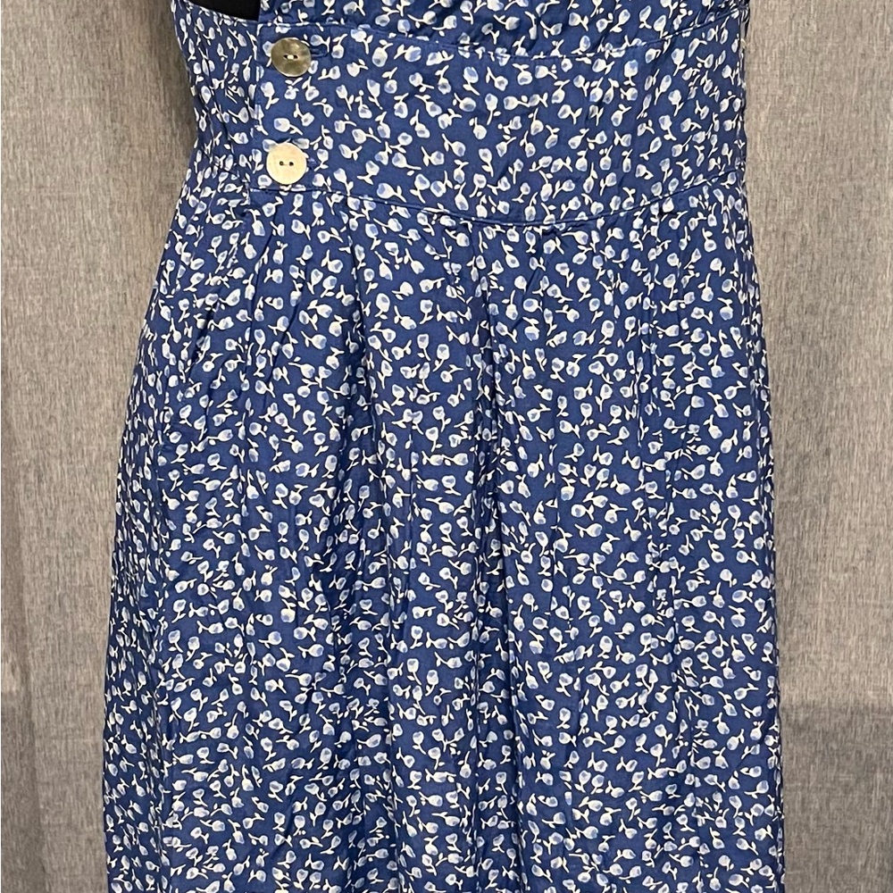 Floral Blue dress y2k